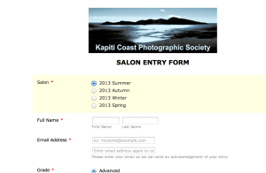 Entry Form 2013