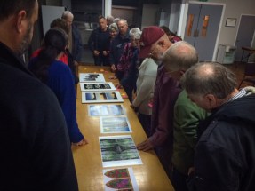 Selecting the Triptych Print 